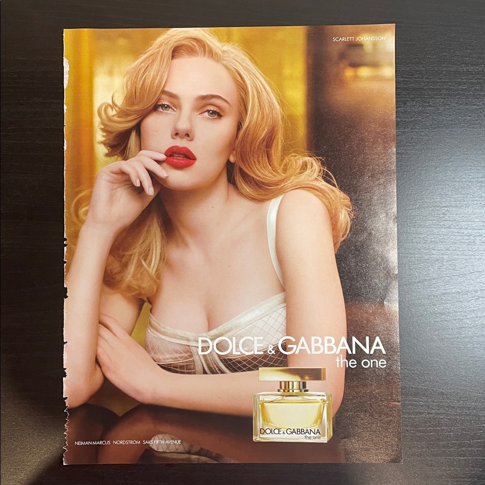 Scarlett Johansson Dolce & Gabbana Ad